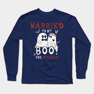 Funny 6th Wedding Anniversary October 6th Anniversary Long Sleeve T-Shirt